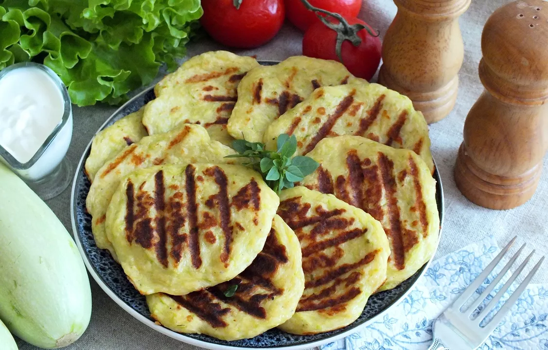 Zucchini pancakes