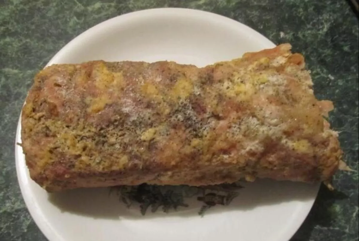 Pork fried in foil