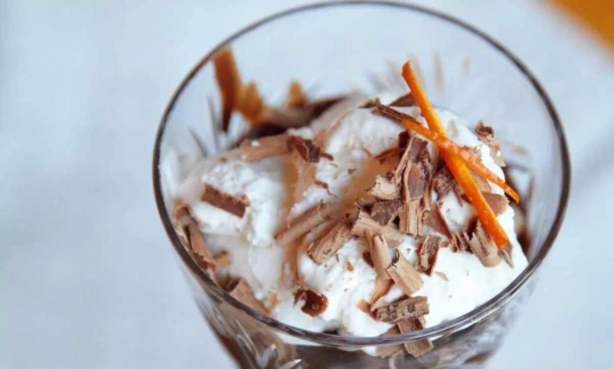 Chocolate orange mousse