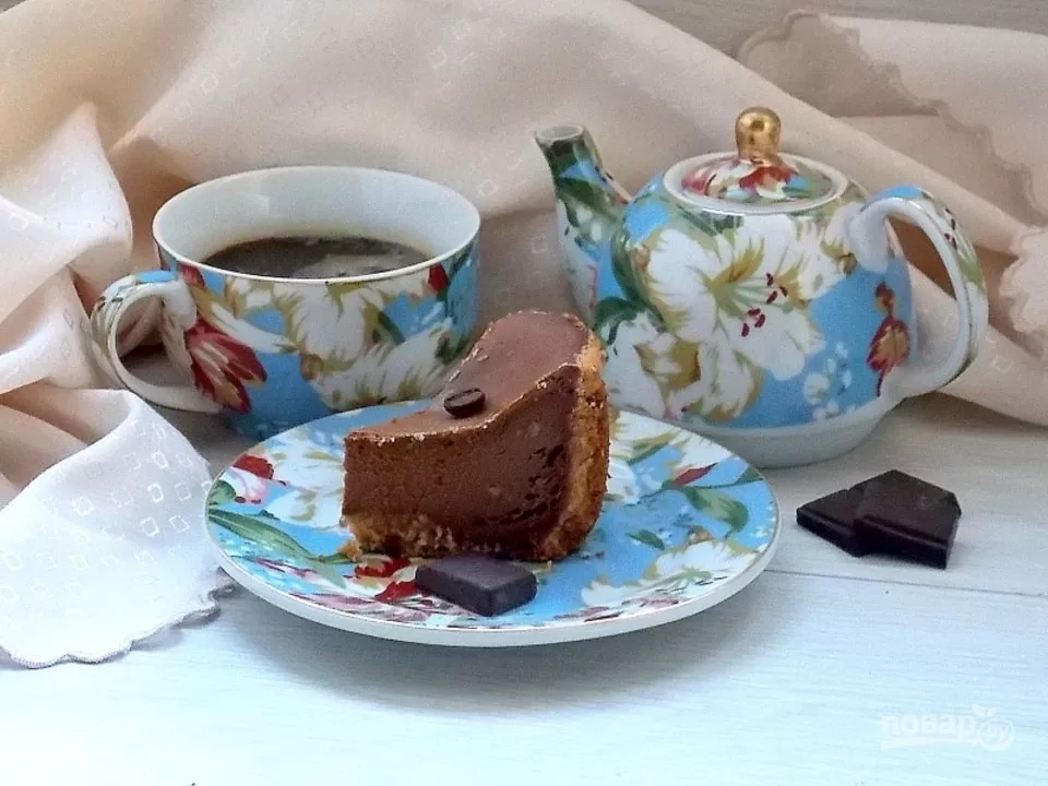 Chocolate curd cake