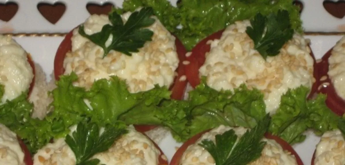 Sandwiches with feta cheese