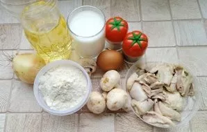 Prepare the ingredients for making pancake bags.