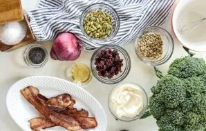 First, fry the bacon on both sides until golden brown.