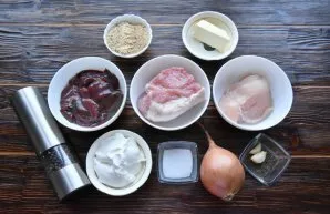 Prepare the ingredients . Wash the liver, cut off the fat and connective tissue. Be sure to check for the presence of the gallbladder and...