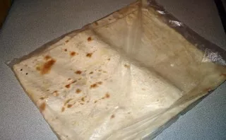 Lets prepare the lavash. I note right away that 3-4 rolls can be made from one sheet.