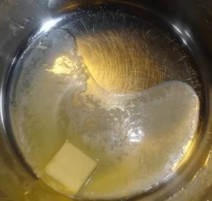 Melt the butter in a saucepan over medium heat.