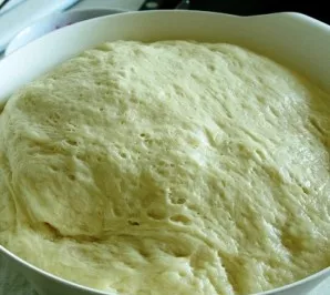 At this point, our dough looks like this.