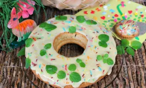 The French cake is ready.