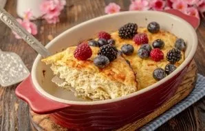 Serve with a cup of aromatic tea or coffee or with cold milk. Delicious!