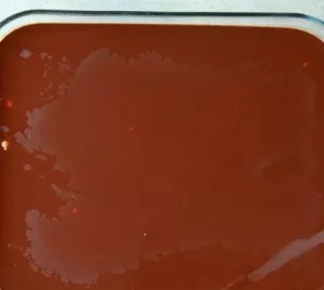 If your mass is smooth, it will be evenly distributed on the surface, and the cake will be beautiful.