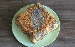 Decorate to your liking. Leave at room temperature for 2-3 hours to soak. Then you can serve on the table.