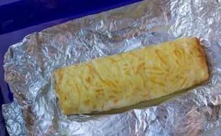 When the roll is baked, you need to let it cool completely or leave it a little warm - and you can serve it! Or put it in the refrigerato...