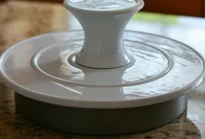 Thats why it needs to be turned over on a serving plate and left for a couple of minutes.