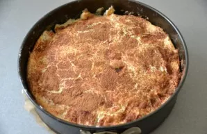 Bake the cake in a preheated oven at 180 degrees for 40 minutes, or check after baking with a wooden skewer or toothpick.