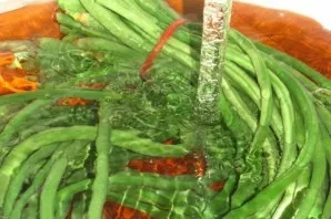 Then immediately cool under running water.