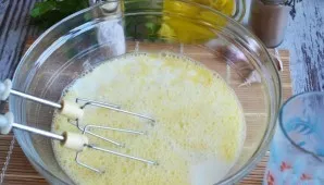 Add milk and mix everything.