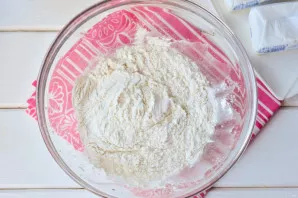 Add the flour.