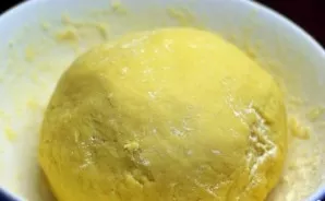 The dough should be soft and not stick to your hands. We put it in a plastic bag and put it in the refrigerator for several hours. You ca...