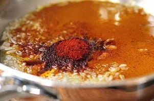 Pour 5-6 tablespoons of previously prepared marinade into the pan and add chili to taste. Dont like spicy foods? The classic recipe for d...