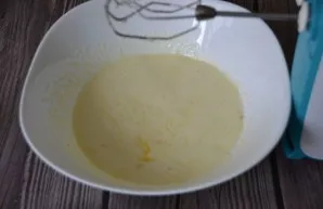 Add soft butter to the sugar mixture.