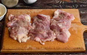 Season with salt and pepper.