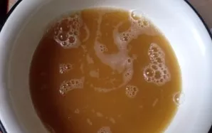 So much liquid escaped from my potatoes. Do not pour out the liquid! Let stand and the starch will settle at the bottom.