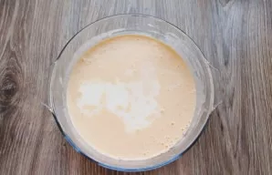 Pour the milk into a bowl.