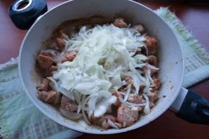 Add a coarsely chopped onion.