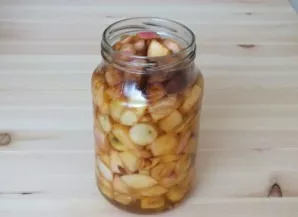 Apples after the time.