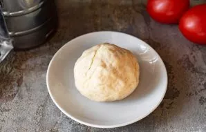 Knead a soft dough that does not stick to your hands. Smooth the dough into a small bowl, cover with a kitchen towel and leave for 30 min...