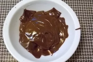 Melt the chocolate.