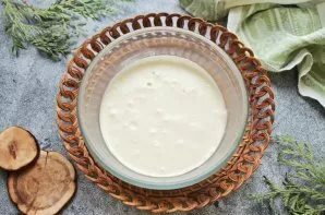 Mayonnaise is ready.