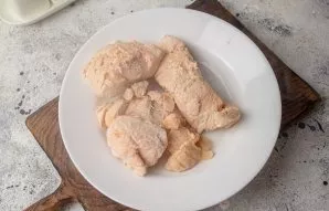 Transfer the prepared fish to a plate and let cool.