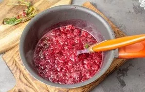 After the time has elapsed, remove the basil and throw it away.