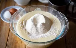 Sift all wheat flour.