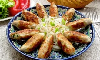 Fry on all sides until fully cooked and serve hot. Together with the lula kebab, you can serve pickled onions and greens with fresh veget...