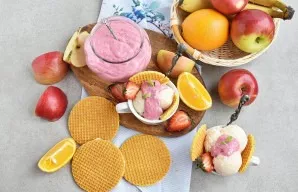 Serve immediately with dessert.