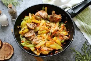 Cook for another five minutes, stirring.