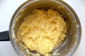 Add spices, proteins, starch, salt and mix.