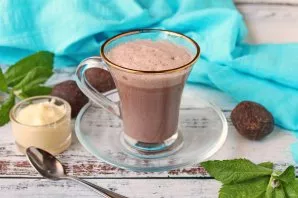 Cocoa with condensed milk is ready!