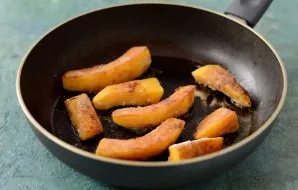 Then reduce the temperature to a minimum and bake the pumpkin covered until it becomes soft. Check the readiness with a fork, it should e...