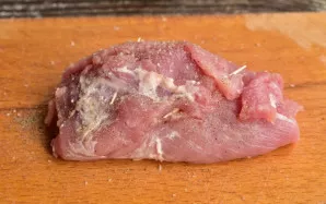 Season the top with salt and pepper.