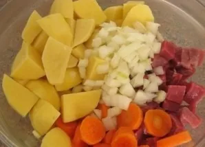 Mix all the ingredients, salt and pepper to taste.