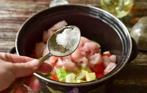 Add salt and black pepper.