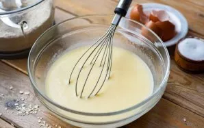 Mix these ingredients until a homogeneous mixture is formed.