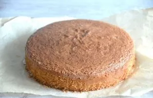 Bake the biscuit at a temperature of 180 degrees for 40-50 minutes.