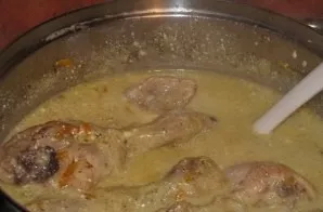 If you need a thicker sauce, you can add a little flour and let the dish cool for a couple of minutes. Delicious!