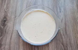 Mix everything well so that there are no lumps.