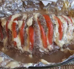 After an hour (or one and a half, depending on the size of the piece), open the foil and cook the meat without foil for another 20-30 min...