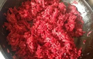 Simmer covered over medium heat until the beets are ready.